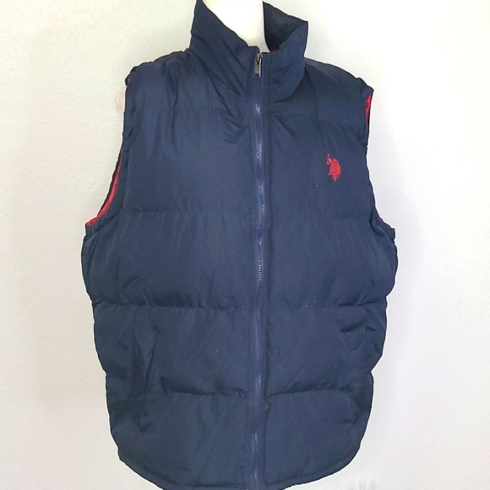U.S. Polo Assn. Puffer vest navy blue large